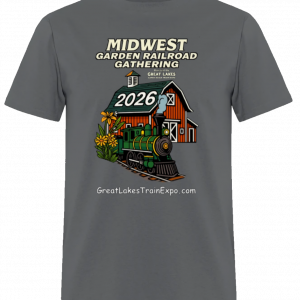2026 Midwest Garden Railroad Gathering Official T-Shirt